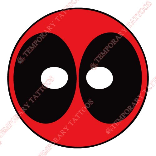 Deadpool Customize Temporary Tattoos Stickers NO.385
